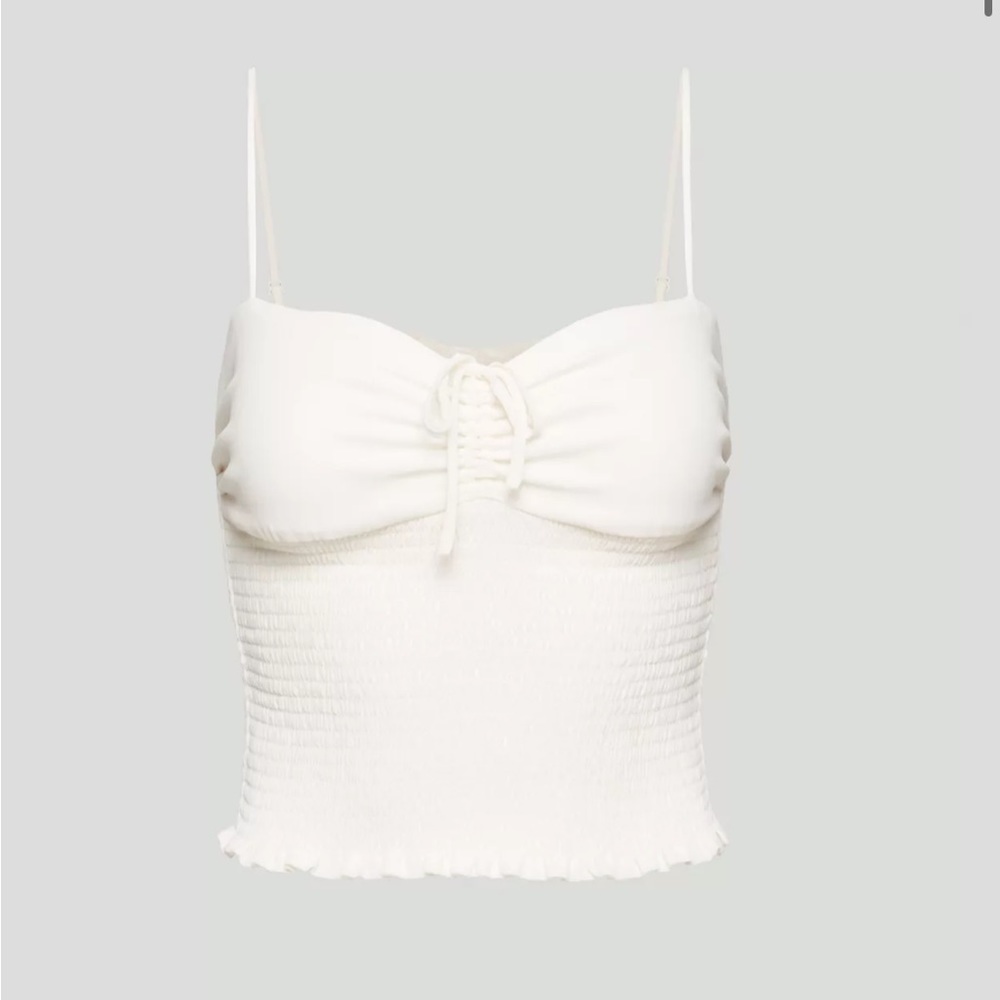 White Artizia Tank, S - Picture 1 of 10